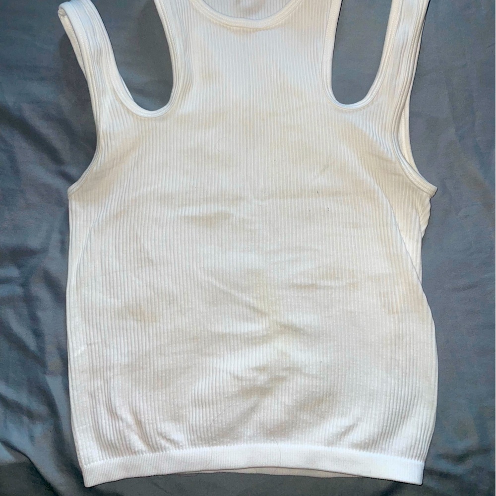 Zara white top